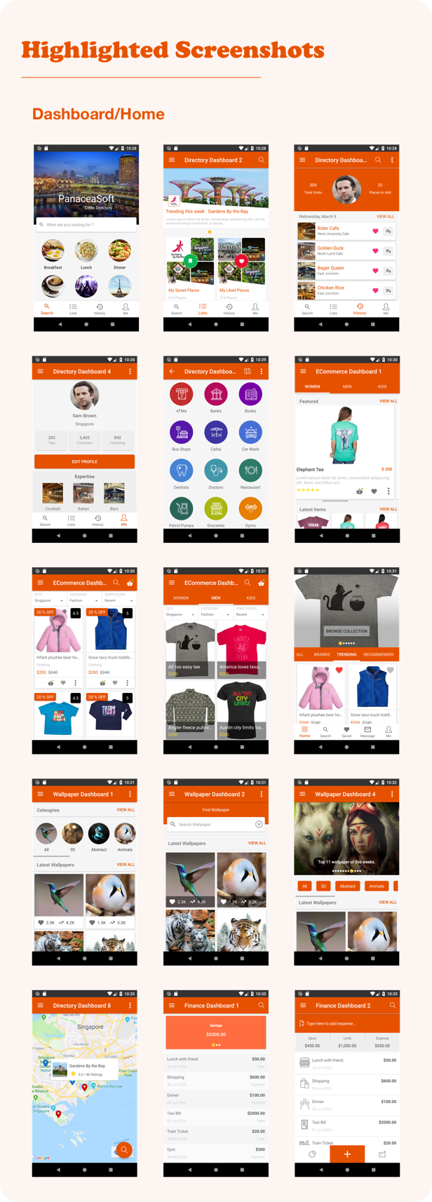 Awesome Material (Google Android Material Design UI Components and Template Collection) 1.9 - 17
