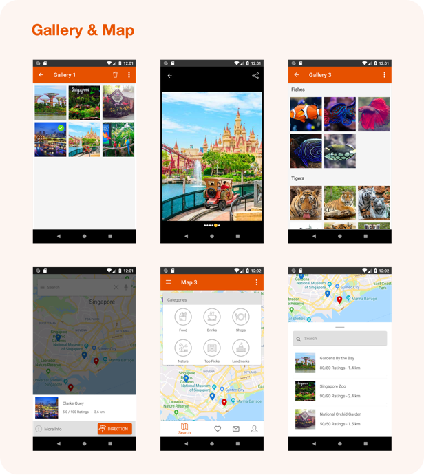 Awesome Material (Google Android Material Design UI Components and Template Collection) 1.9 - 28