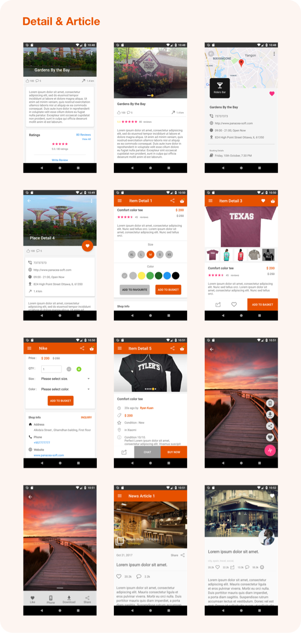 Awesome Material (Google Android Material Design UI Components and Template Collection) 1.9 - 18