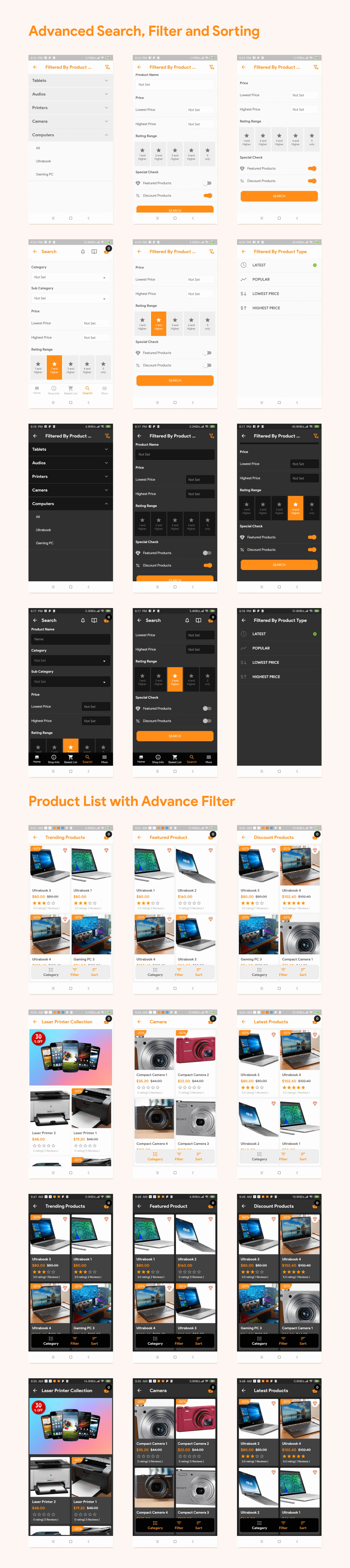 Flutter Multi-Store ( Ecommerce Mobile App for iOS & Android with same backend ) 2.4 - 9