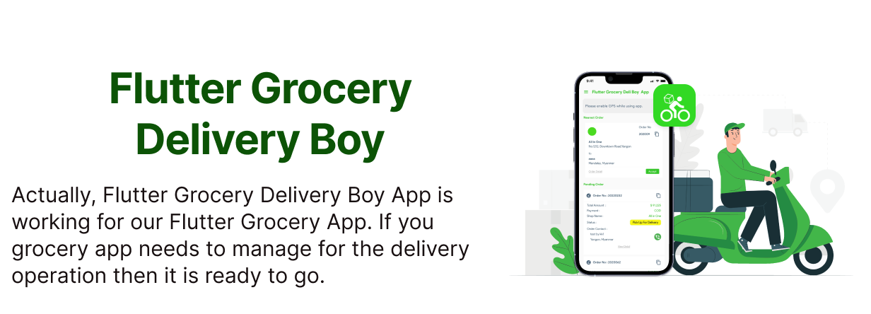 Delivery Boy App For Flutter Grocery