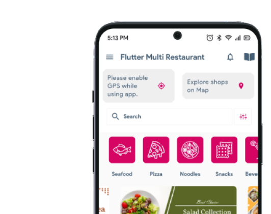 Flutter Multi-Restaurant (FoodPanda, GrabFood - Plateforme mobile de livraison de nourriture pour iOS et Android) 2.3 - 5