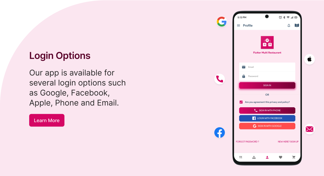 Meilleure application de restaurant pour plusieurs fournisseurs sur Envato utilisant Flutter