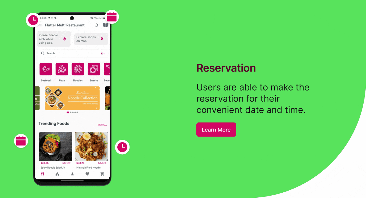 Best Restaurant App For Multi Vendor on Envato using Flutter