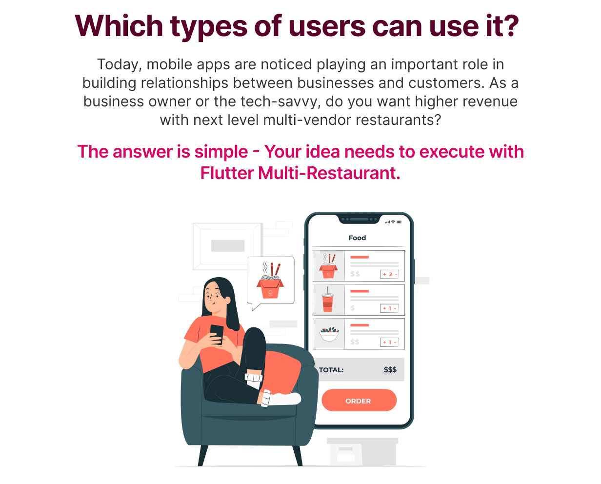 Best Restaurant App For Multi Vendor on Envato using Flutter